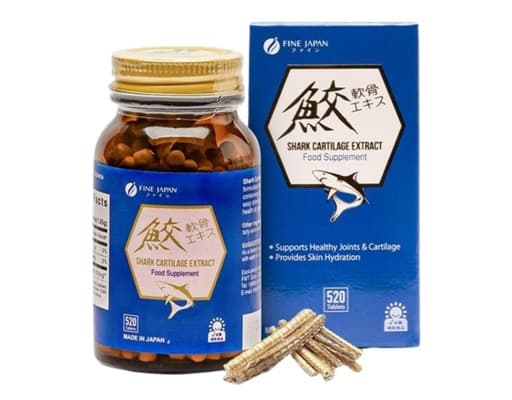 FINE JAPAN Shark Cartilage Extract – Joint Support – 300 Tablets