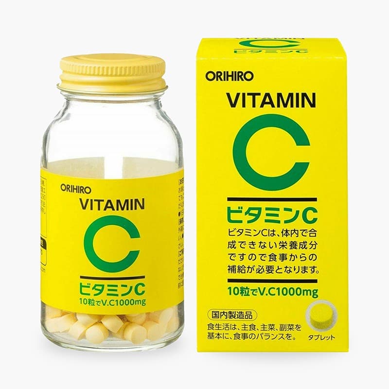 ORIHIRO Vitamin C – Immune & Antioxidant Support Tablets – Made in Japan
