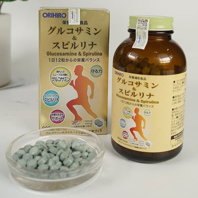 ORIHIRO Glucosamine & Spirulina – Joint & Mobility Support – Made in Japan