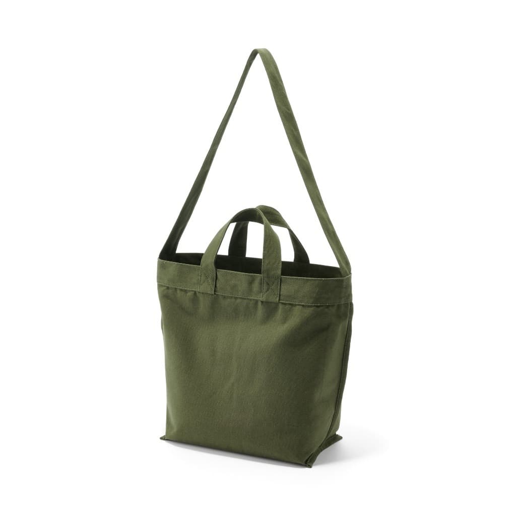 MUJI Organic Cotton Canvas Tote Bag 35x45x17cm Ivory 2WAY Carry